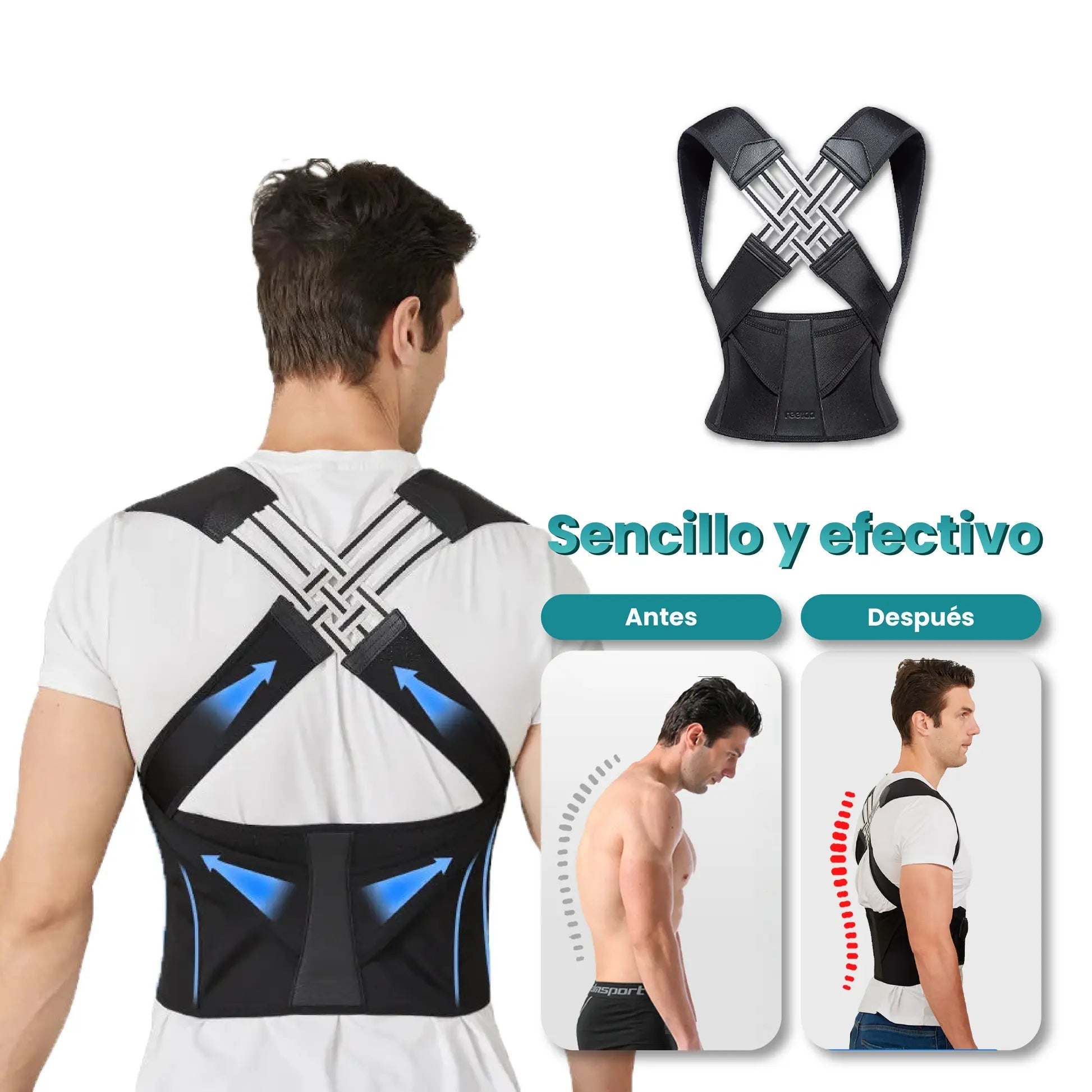 Chaleco Unisex Corrector de Postura